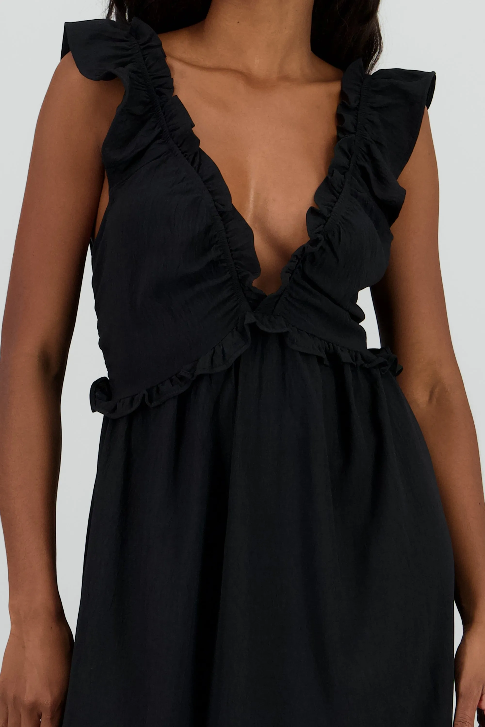 Vestido maxi escote en v det olanes sold by Shasa product image thumbnail 5