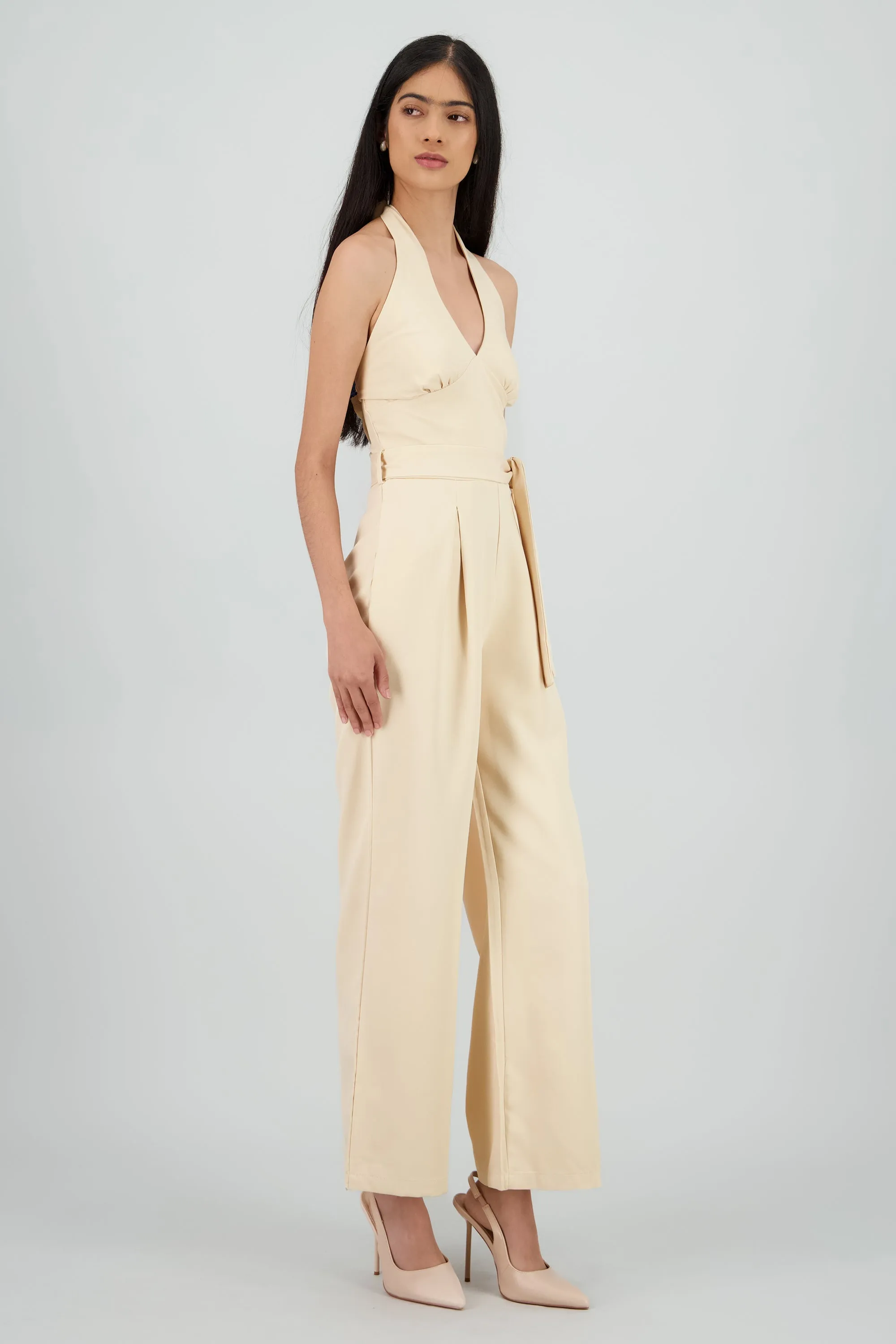 Jumpsuit de cuello halter liso sold by Shasa product image thumbnail 3