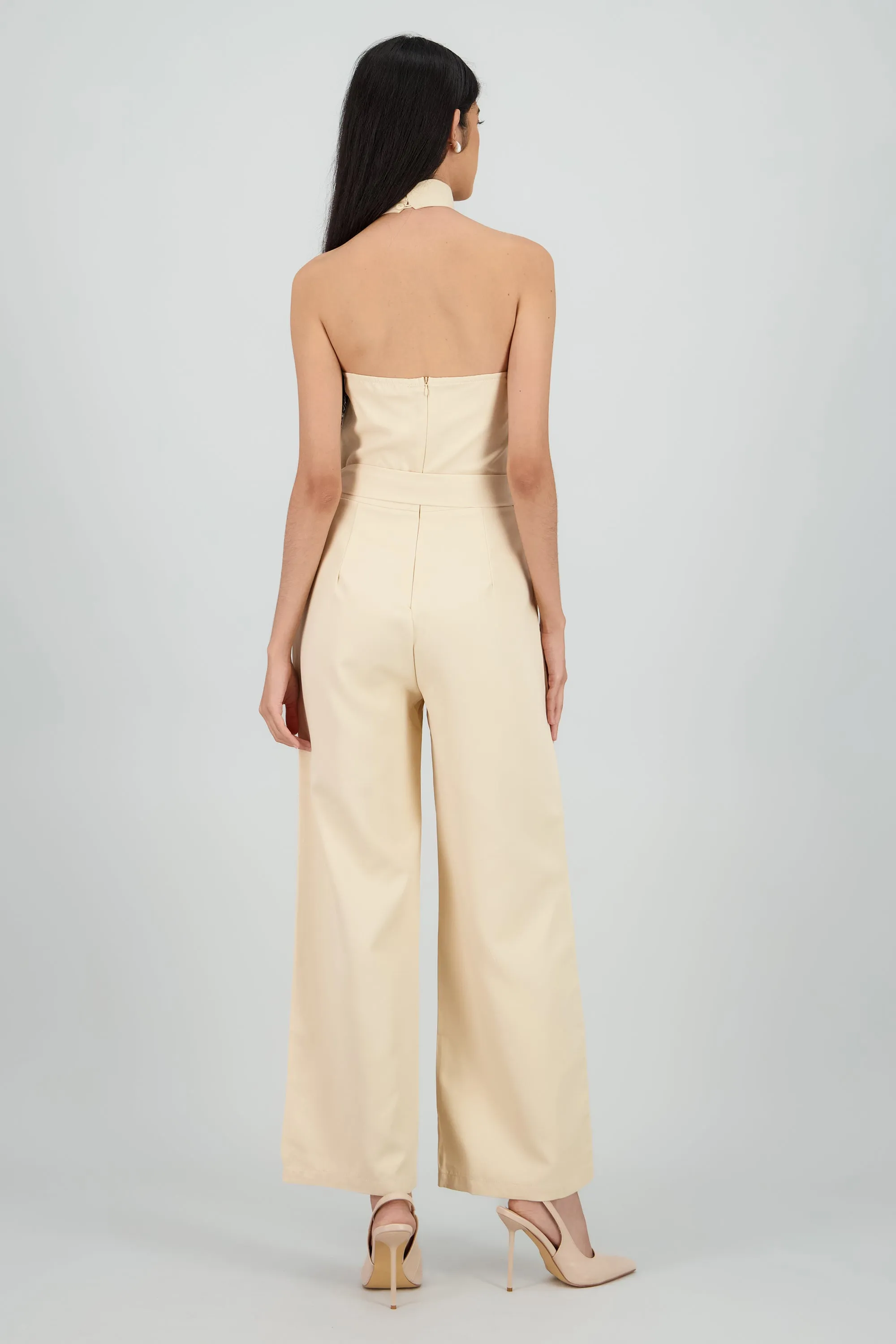 Jumpsuit de cuello halter liso sold by Shasa product image thumbnail 4