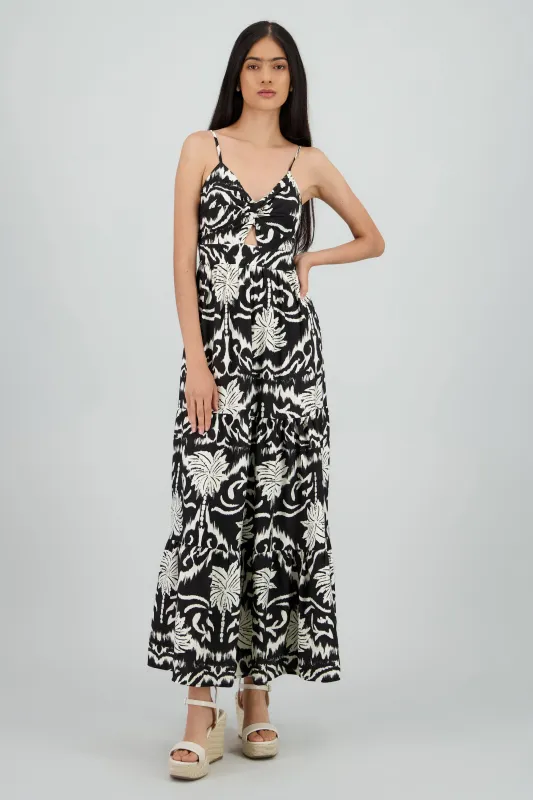 Maxi vestido estampado tropical sold by Shasa