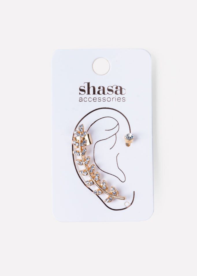 Set 2 piezas earcuff hojas brillos sold by Shasa product image thumbnail 3
