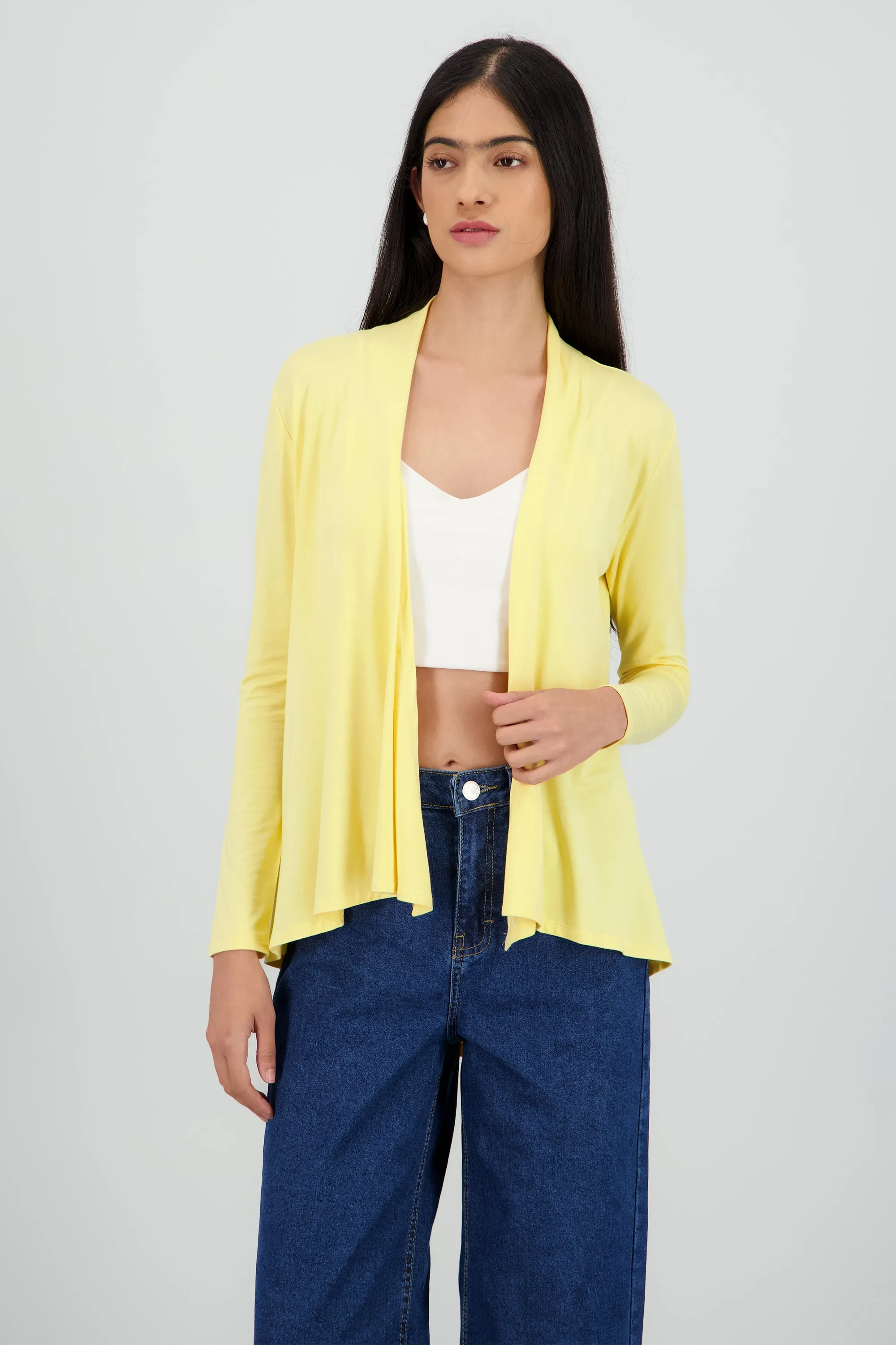 Cárdigan Corto Caída Cascada Manga Larga sold by Shasa product image thumbnail 2