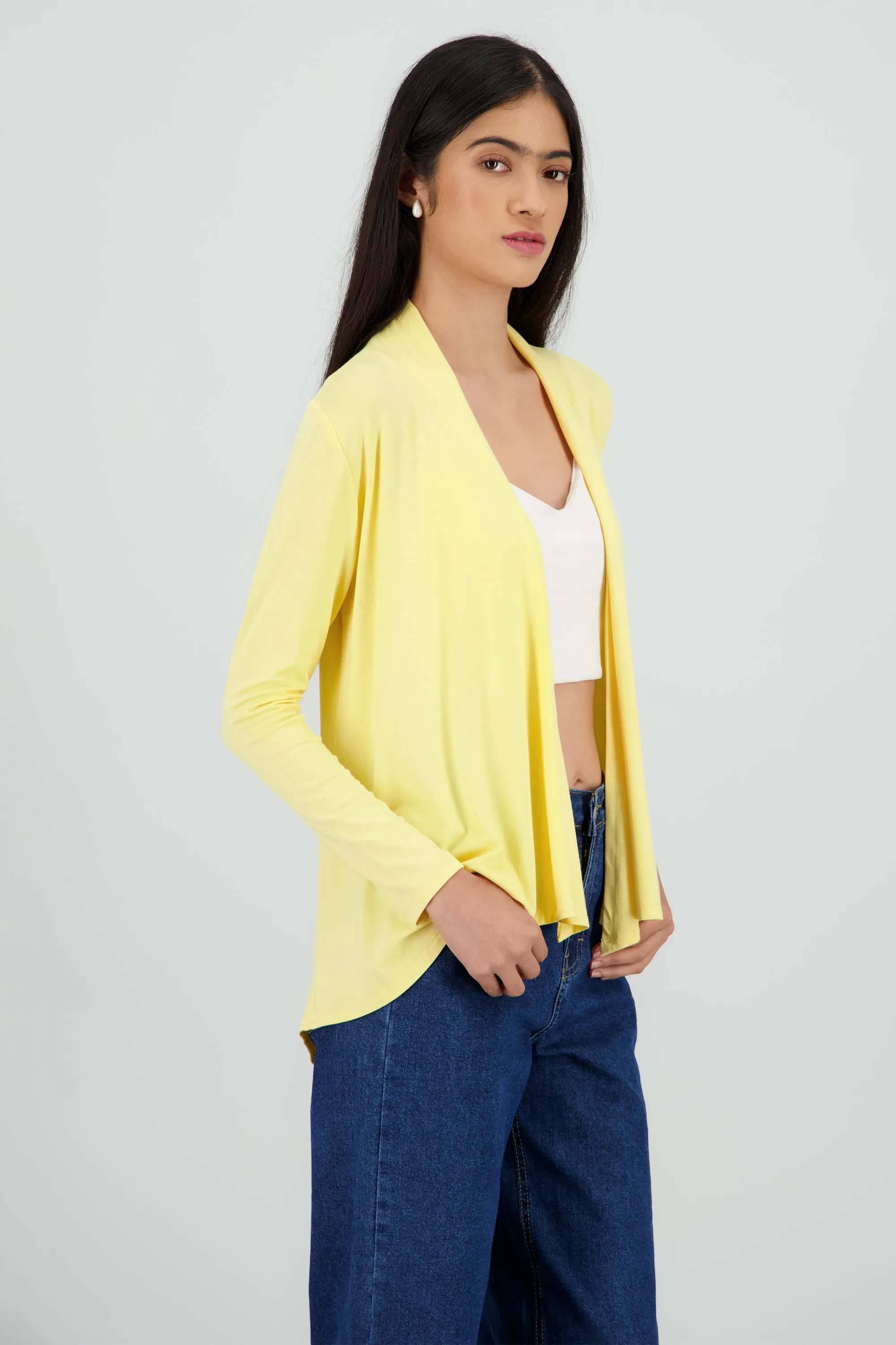 Cárdigan Corto Caída Cascada Manga Larga sold by Shasa product image thumbnail 3