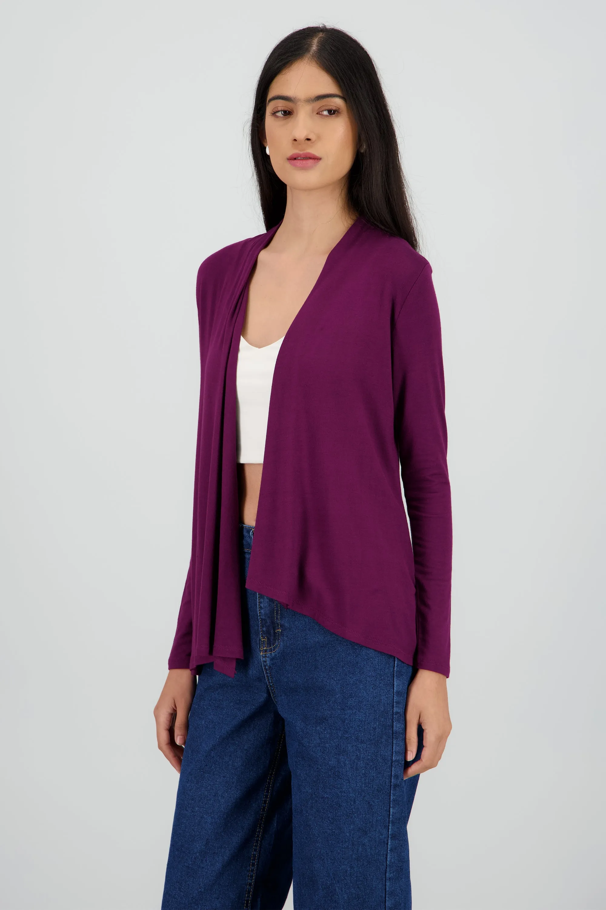 Cárdigan Corto Caída Cascada Manga Larga sold by Shasa product image thumbnail 3