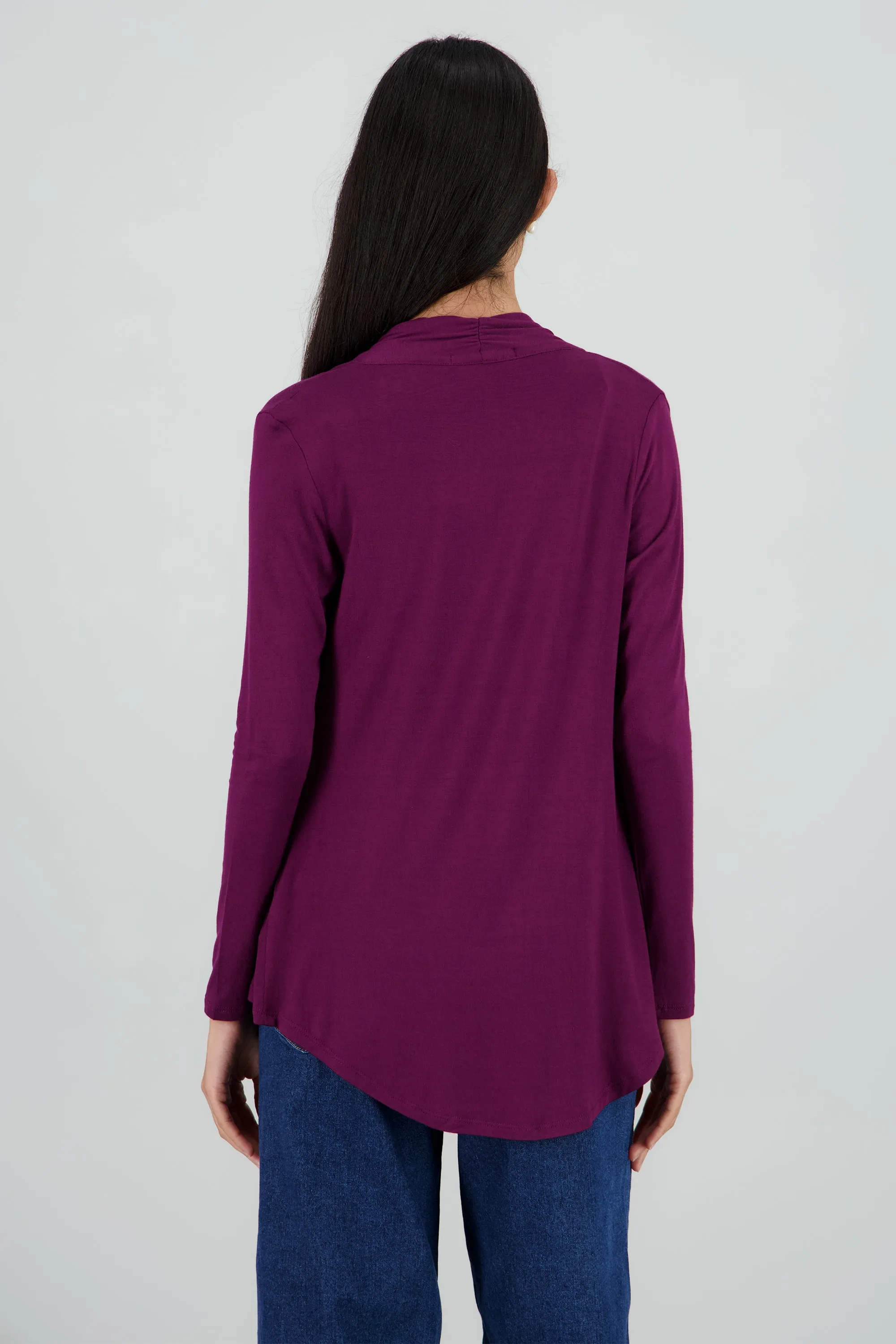 Cárdigan Corto Caída Cascada Manga Larga sold by Shasa product image thumbnail 4