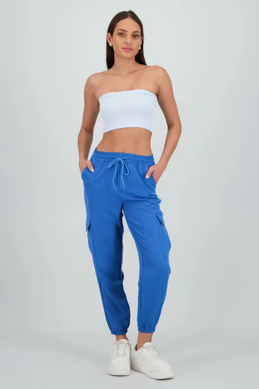 Cargo jogger liso sold by Shasa