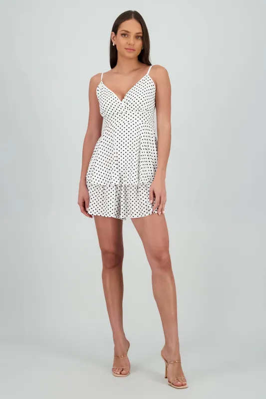 Romper tirantes polka dots sold by Shasa