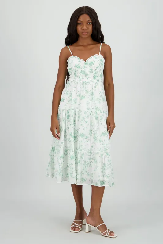 Vestido maxi deatlle floral sold by Shasa