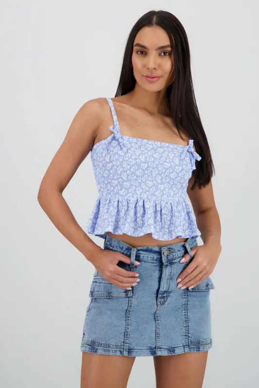 Top tirantes detalle olan moños sold by Shasa