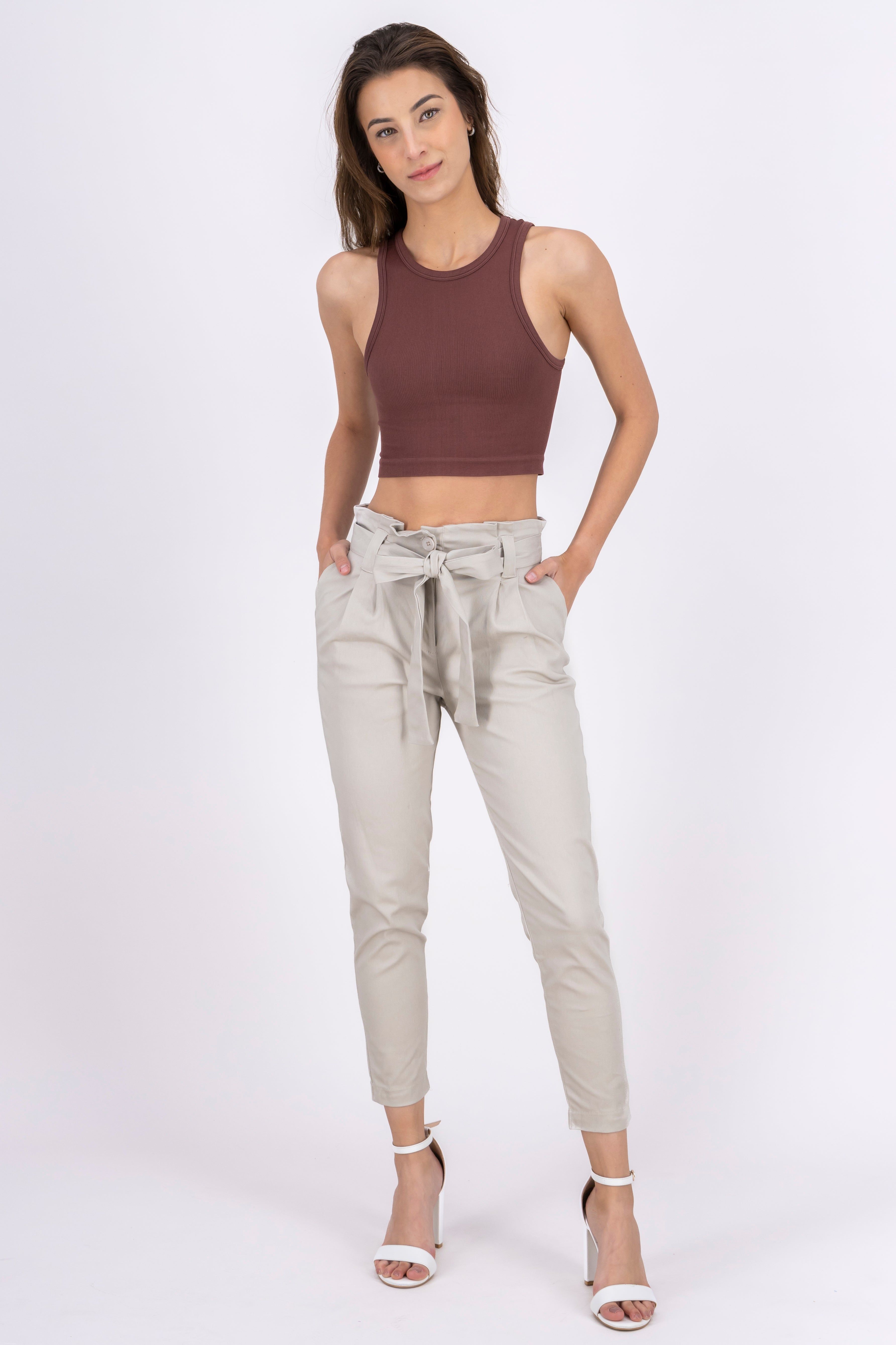 Pantalón Paper Bag Cinturón sold by Shasa