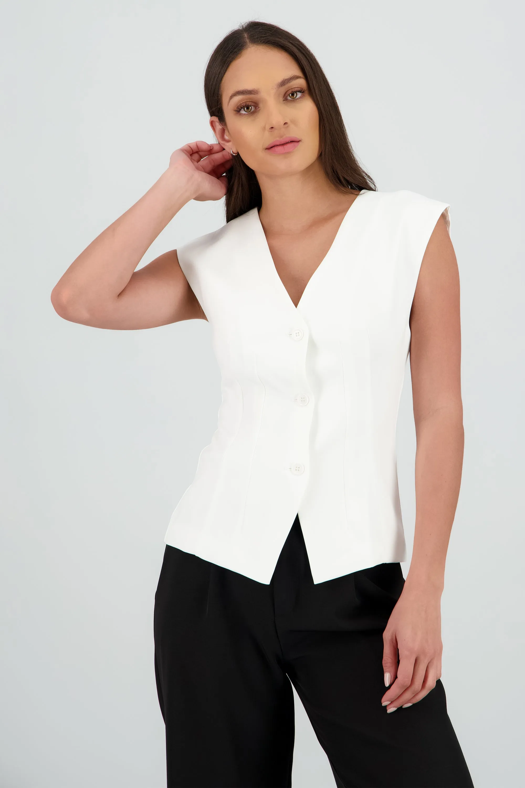 Top chaleco interlock sold by Shasa product image thumbnail 2