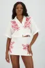 Camisa corta bordado sold by Shasa