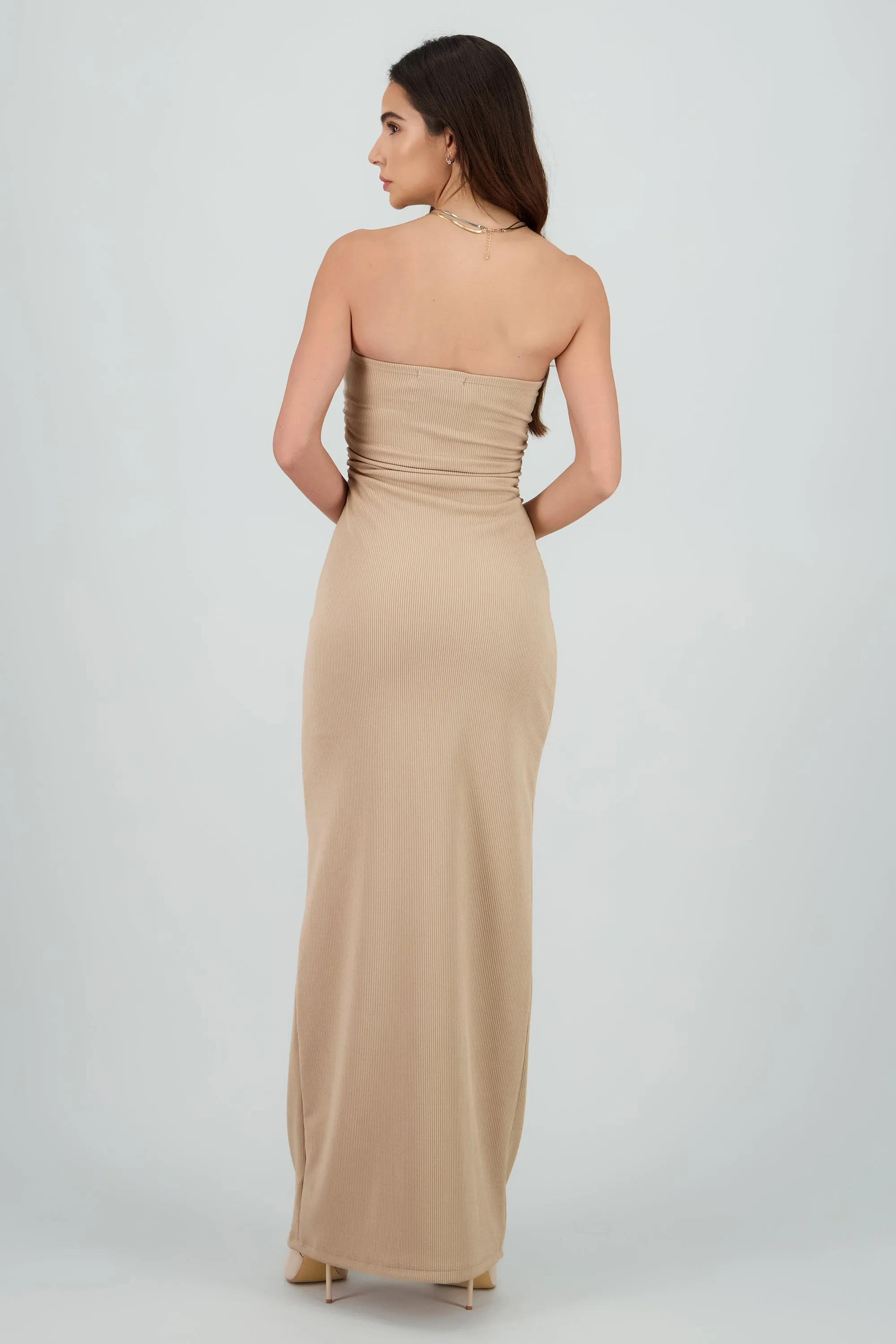 Vestido maxi tubo rib sold by Shasa product image thumbnail 4