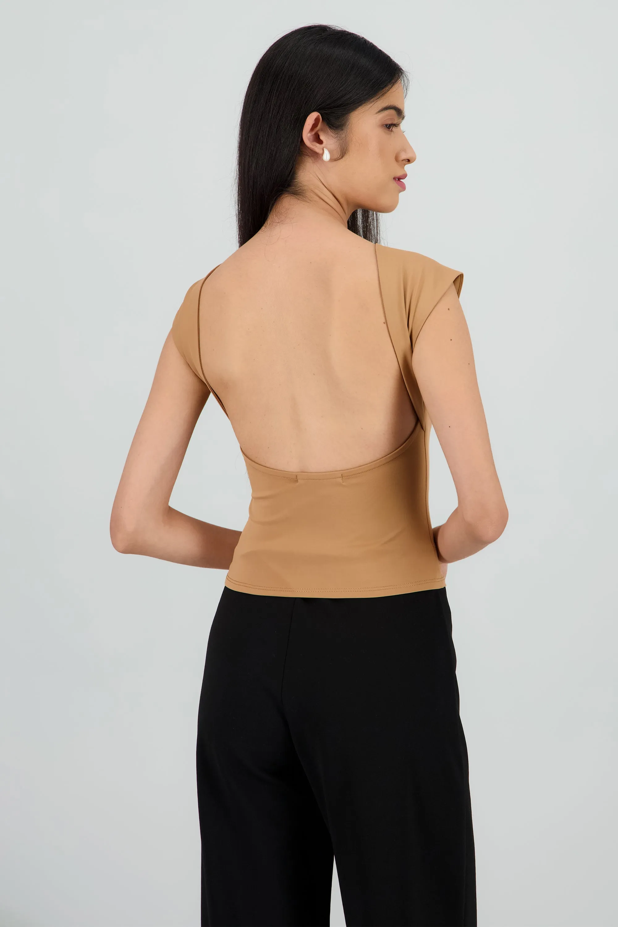 Top manga corta escote espalda sold by Shasa product image thumbnail 4