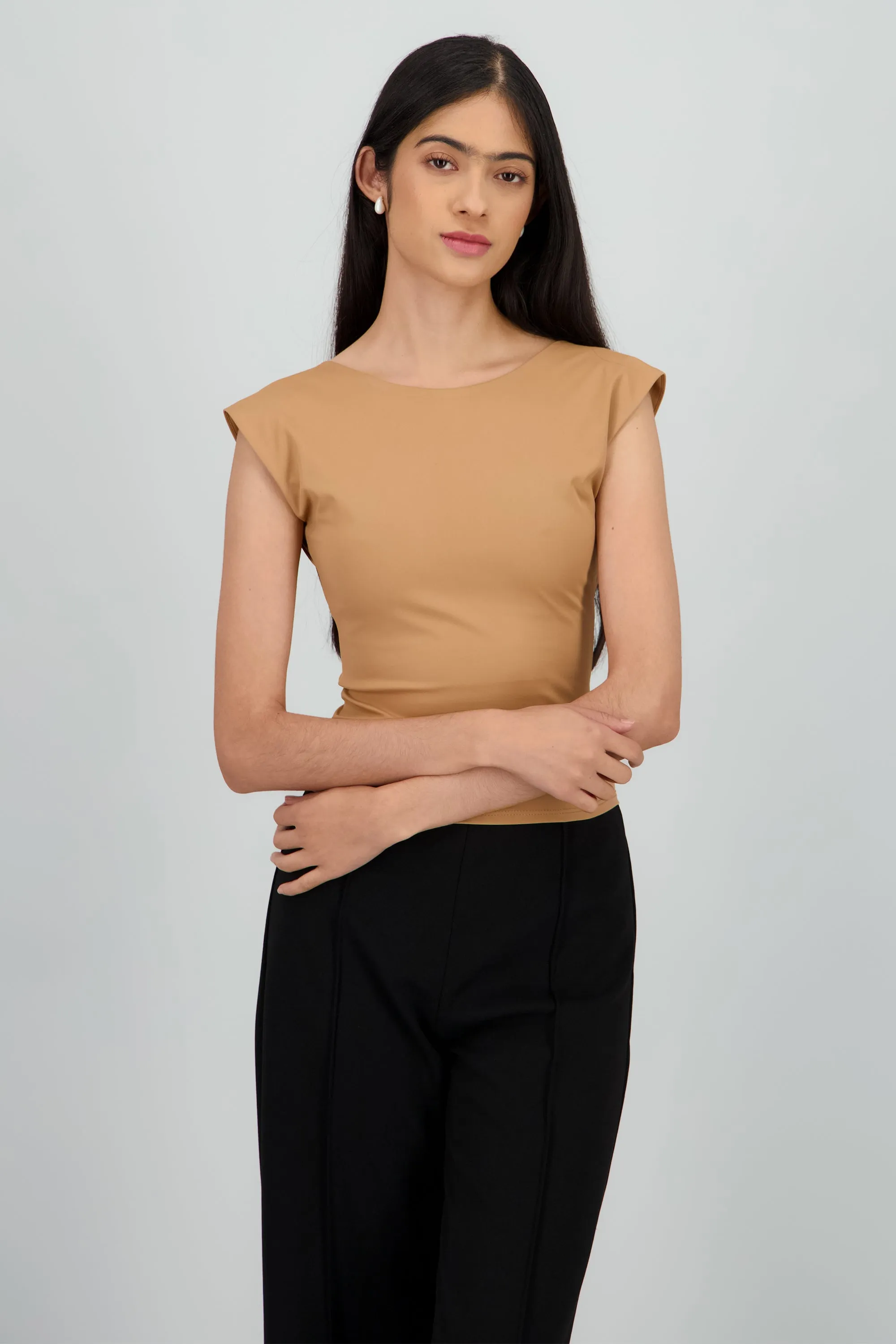 Top manga corta escote espalda sold by Shasa product image thumbnail 2