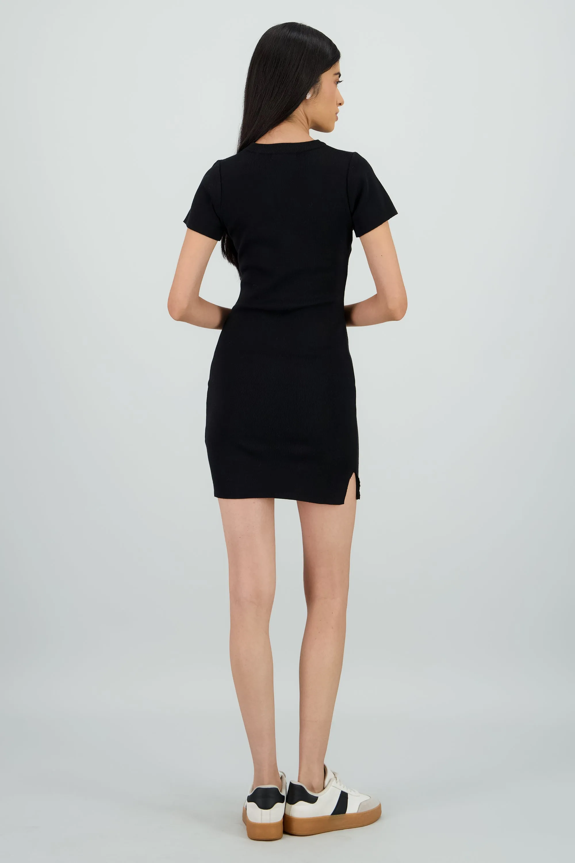 Vestido mini tejido liso sold by Shasa product image thumbnail 4