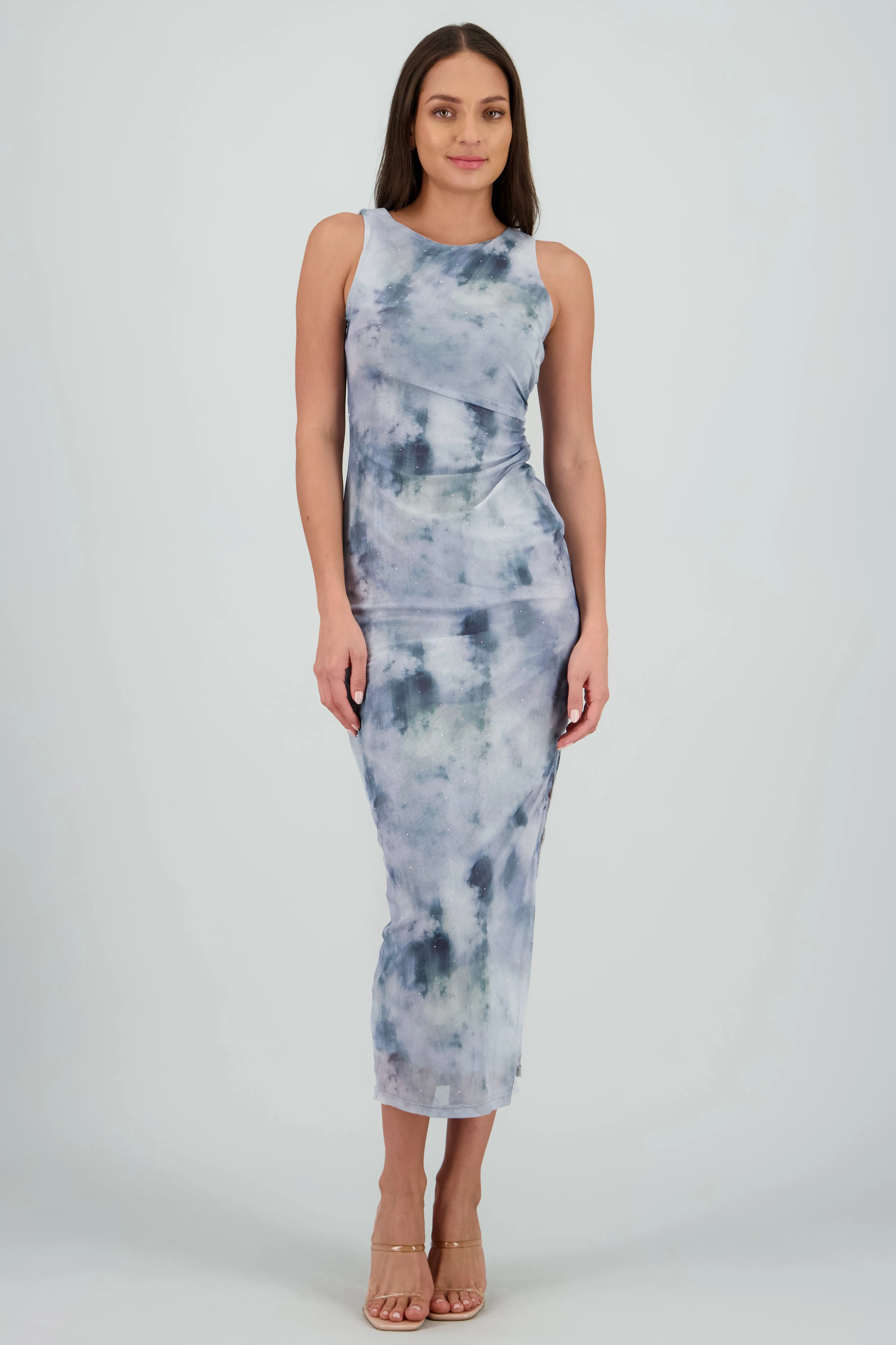 Maxi vestido fruncido cintura sold by Shasa