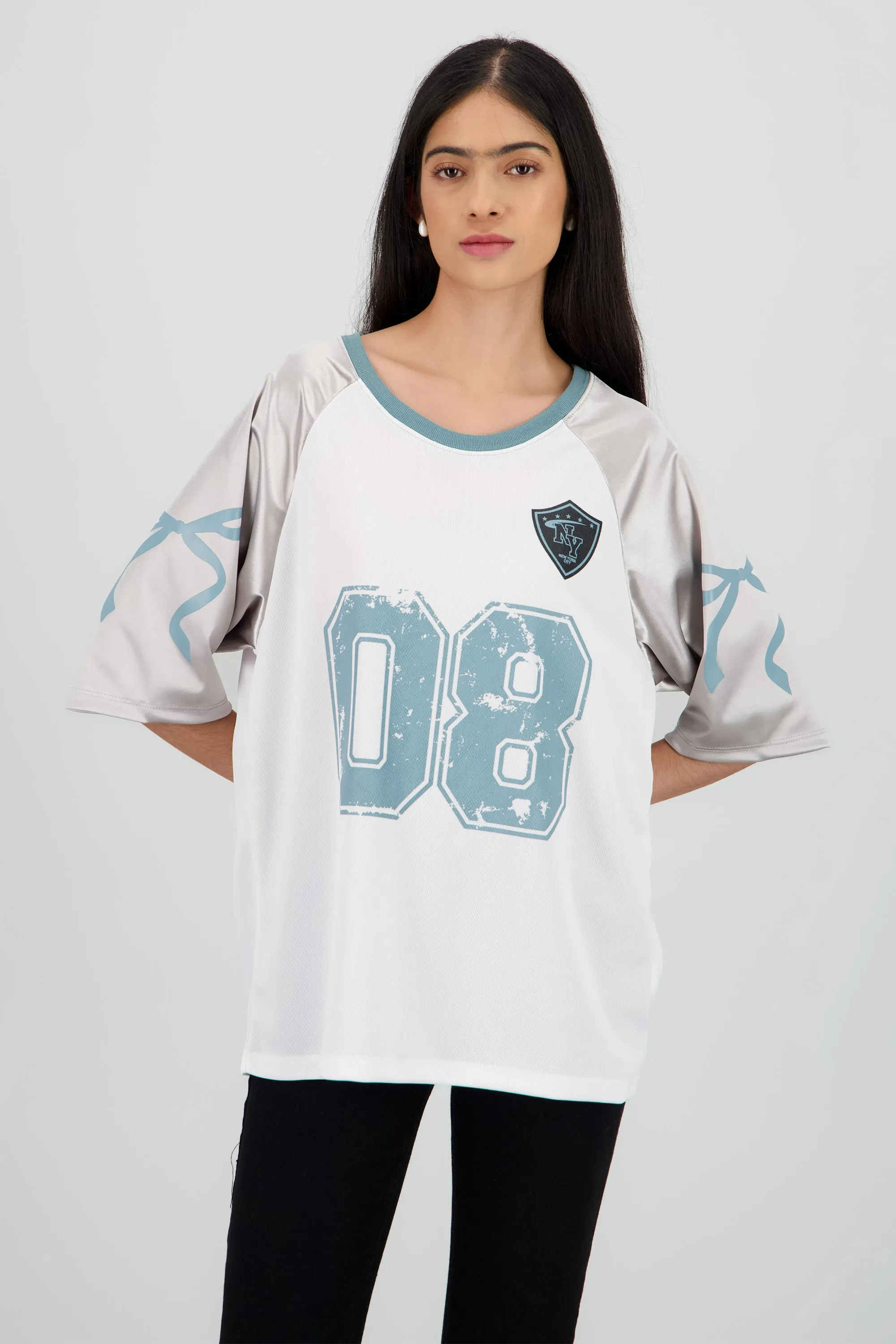 Playera deportiva contraste mangas sold by Shasa product image thumbnail 2
