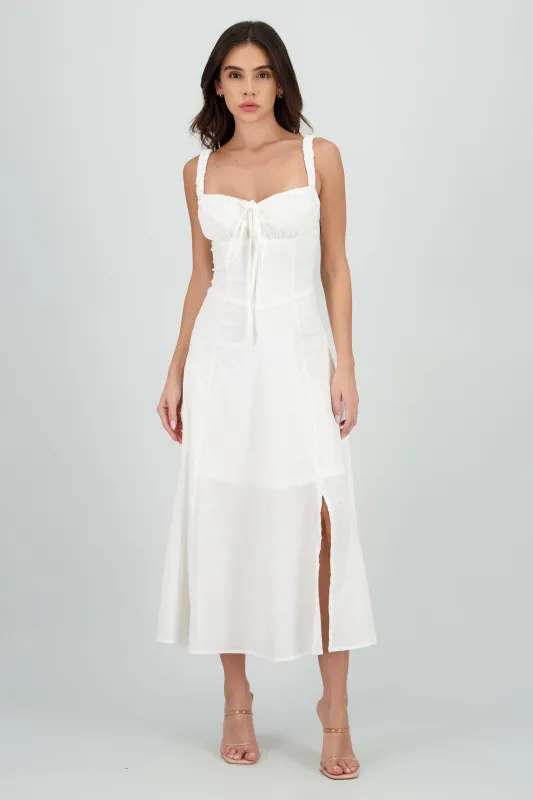 Vestido liso maxi sold by Shasa