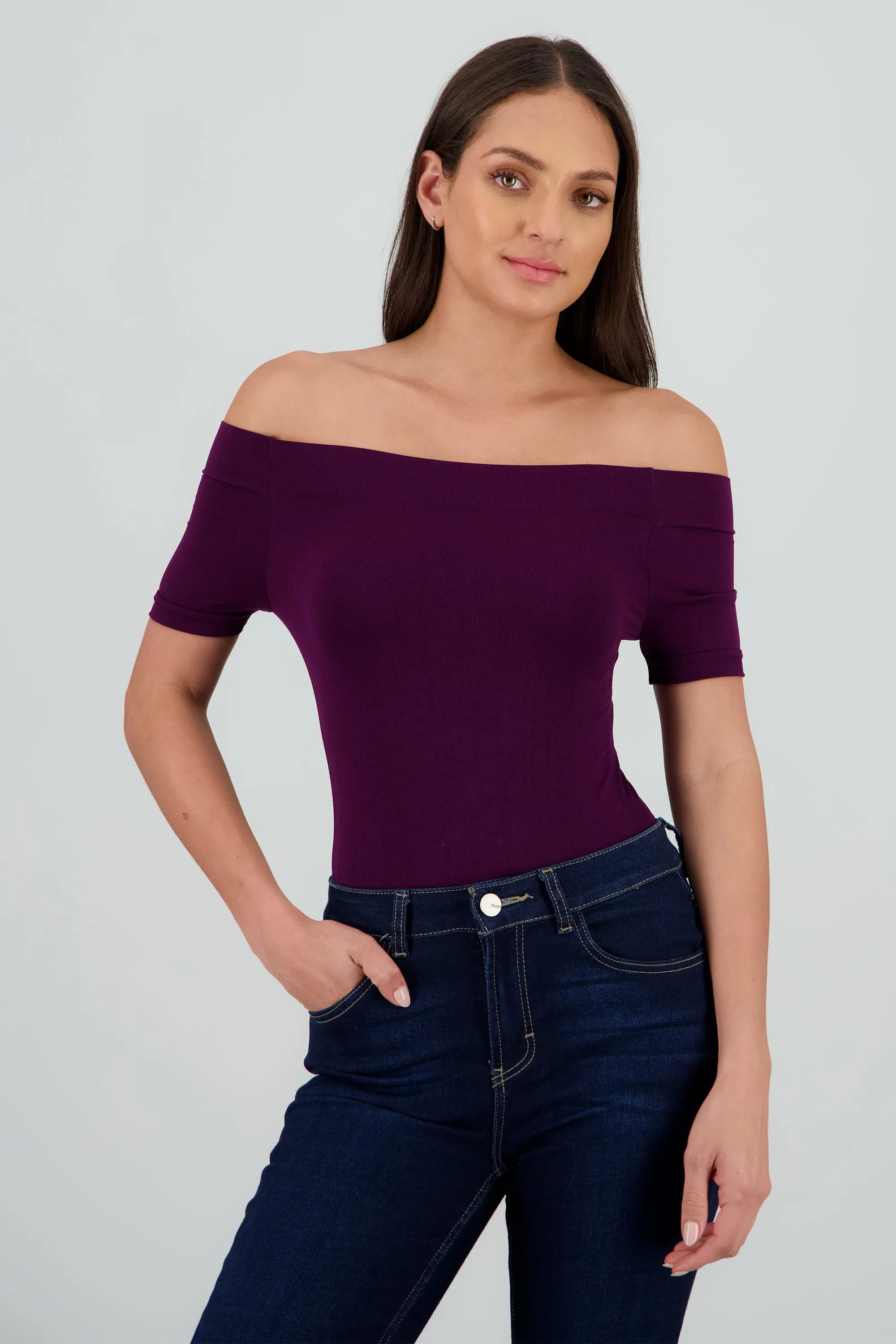 Bodysuit Liso Hombros Descubiertos sold by Shasa