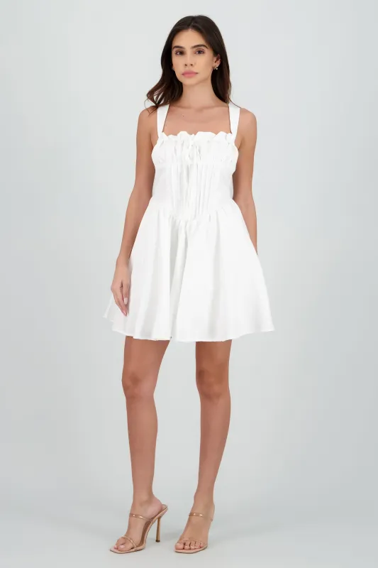 Vestido mini liso sold by Shasa