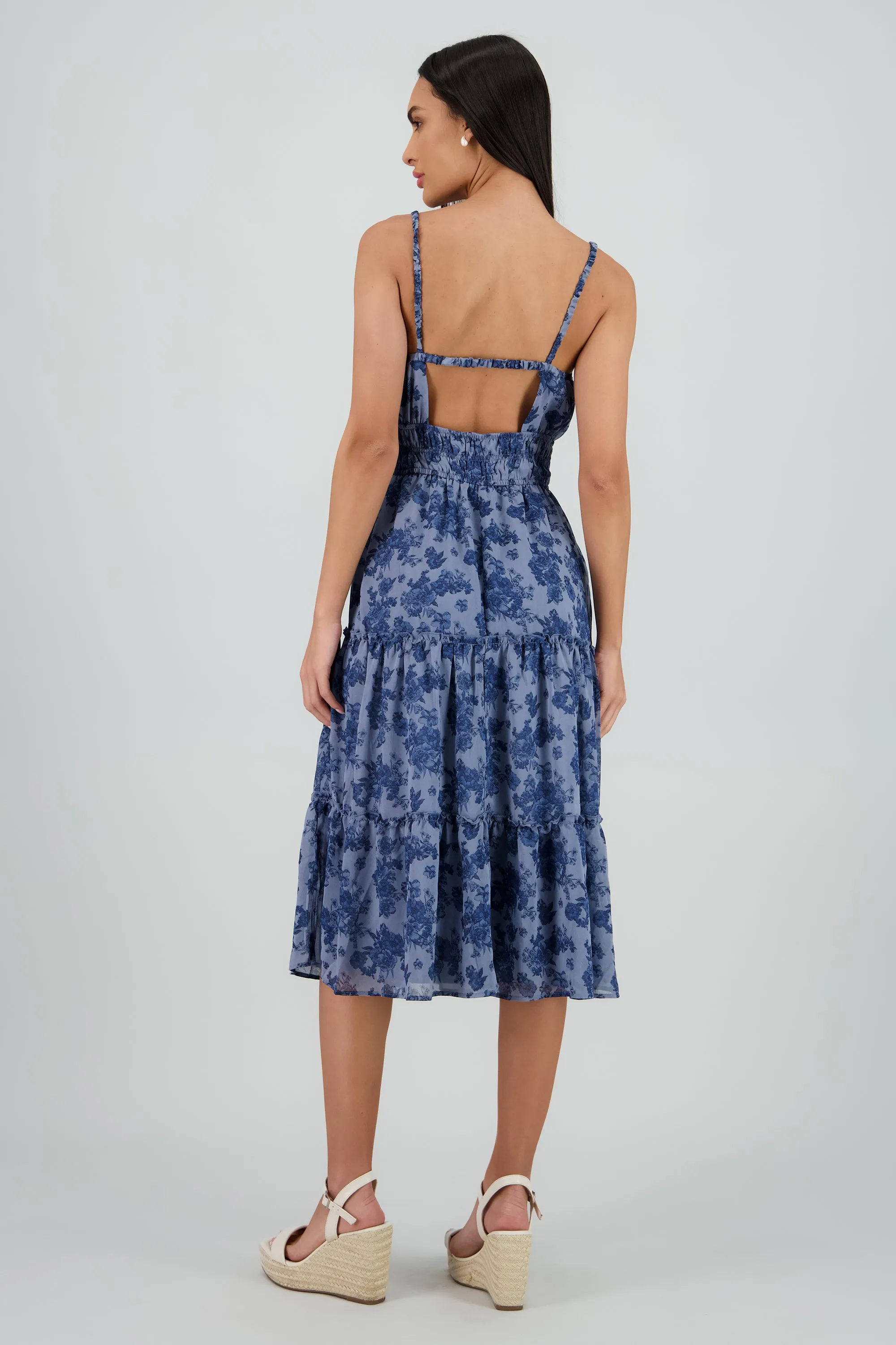 Vestido maxi tirantes detalle frunce sold by Shasa product image thumbnail 4