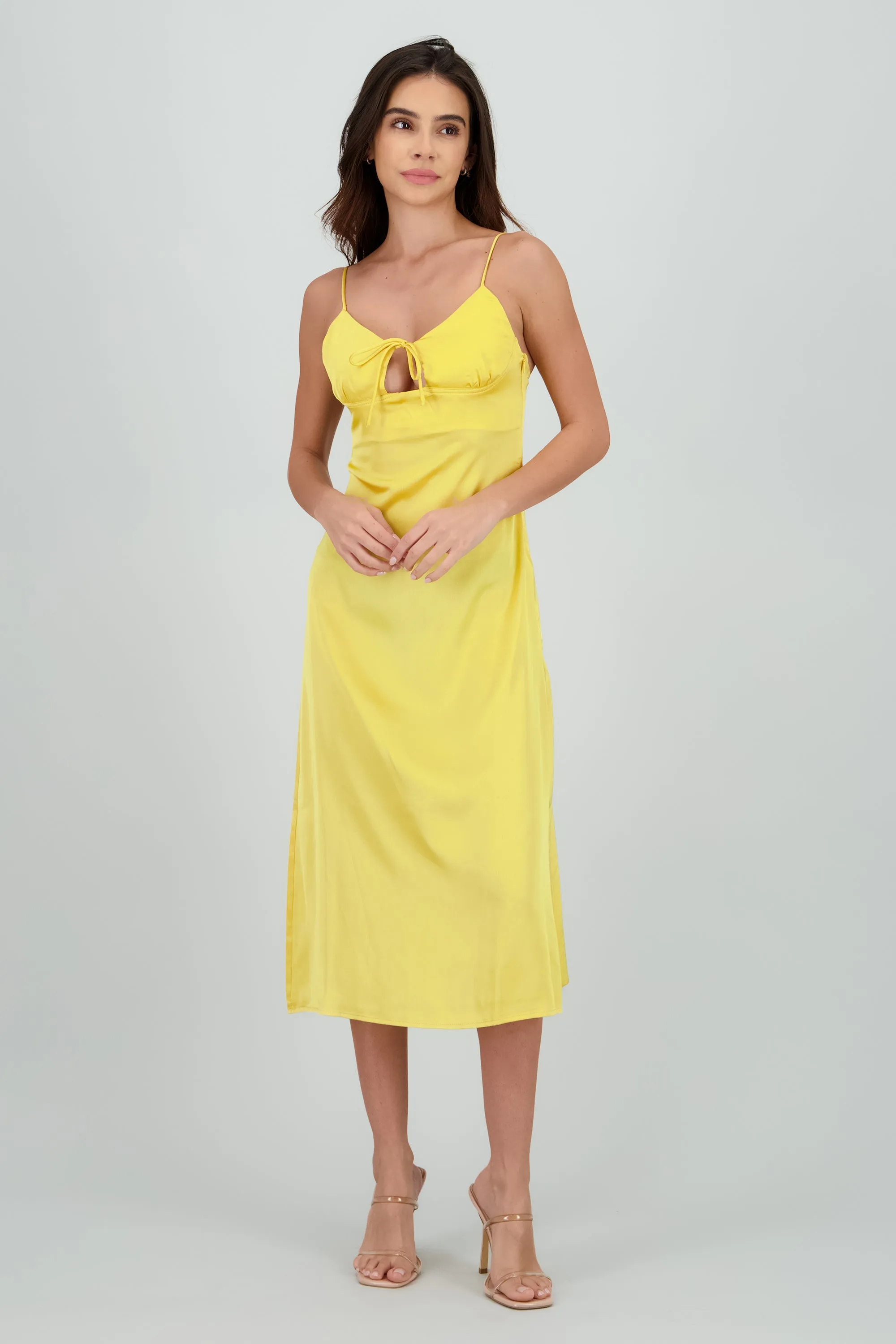 Vestido midi satin tirantes sold by Shasa product image thumbnail 2