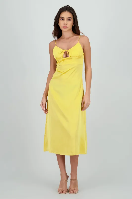 Vestido midi satin tirantes sold by Shasa