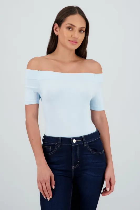 Bodysuit Liso Hombros Descubiertos sold by Shasa