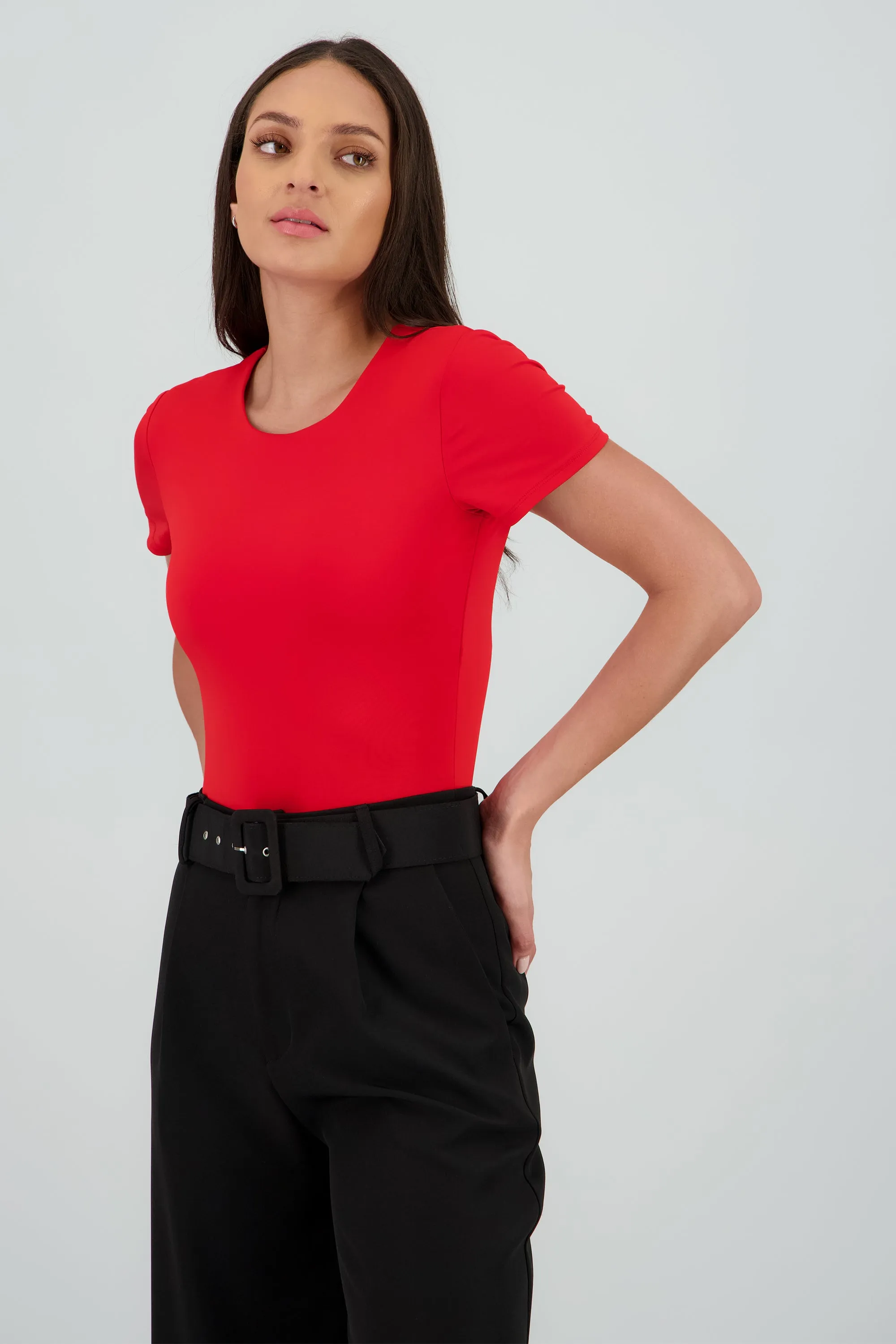 Bodysuit manga corta cuello redondo sold by Shasa