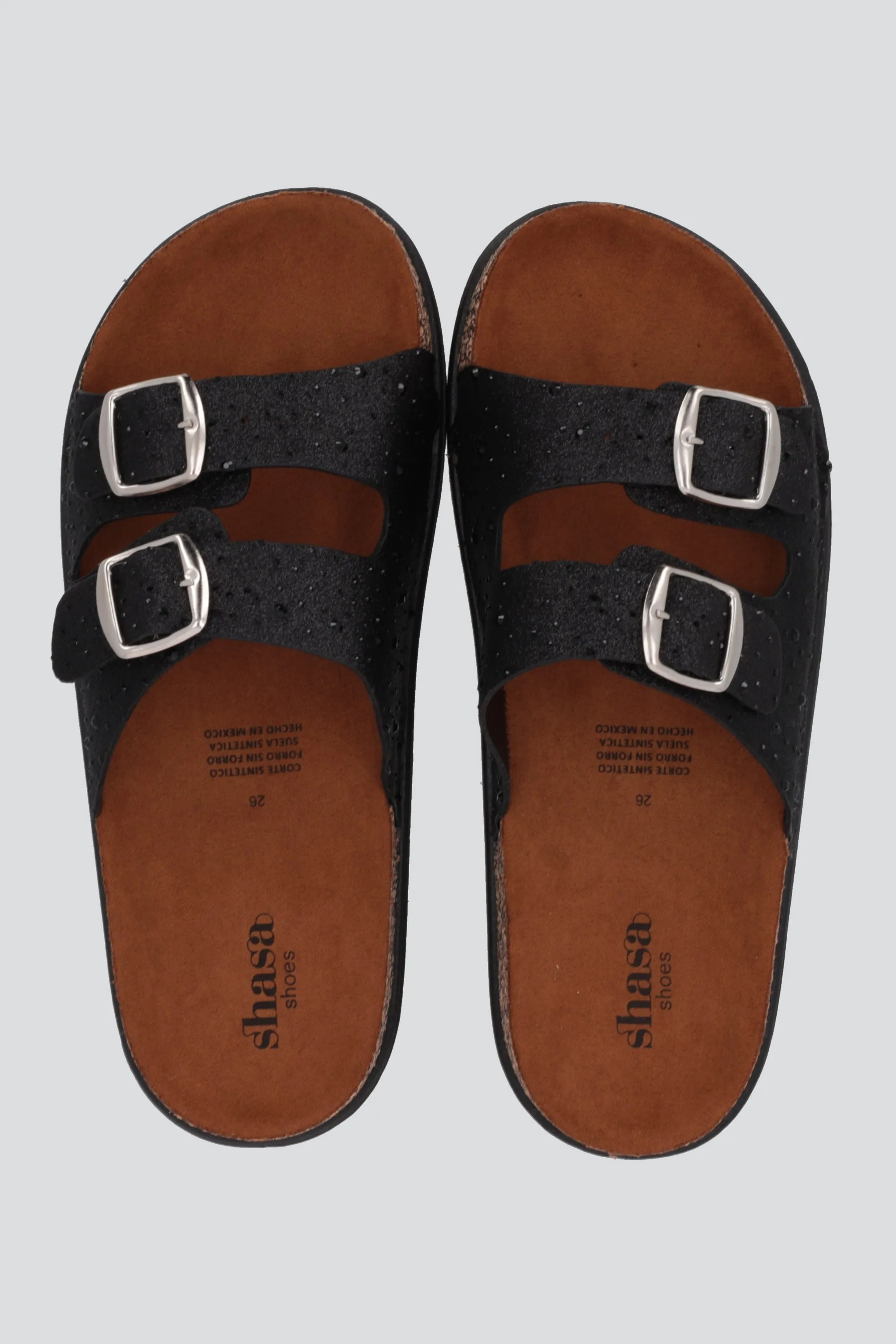 Sandalias dos tiras glitter sold by Shasa product image thumbnail 4