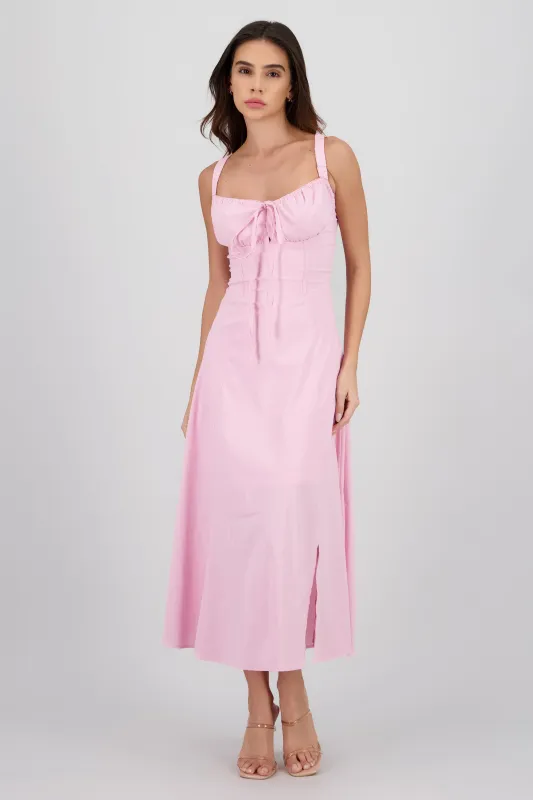 Vestido liso maxi sold by Shasa