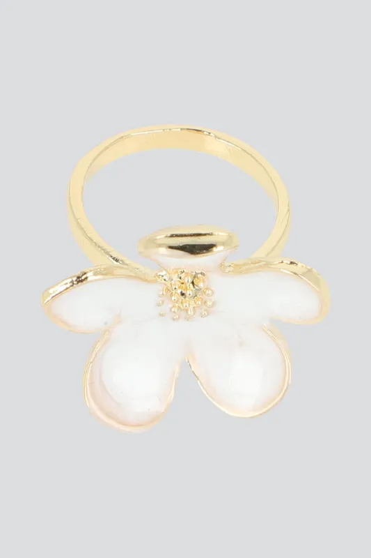 ANILLO FLOR ESMALTE COLOR sold by Shasa