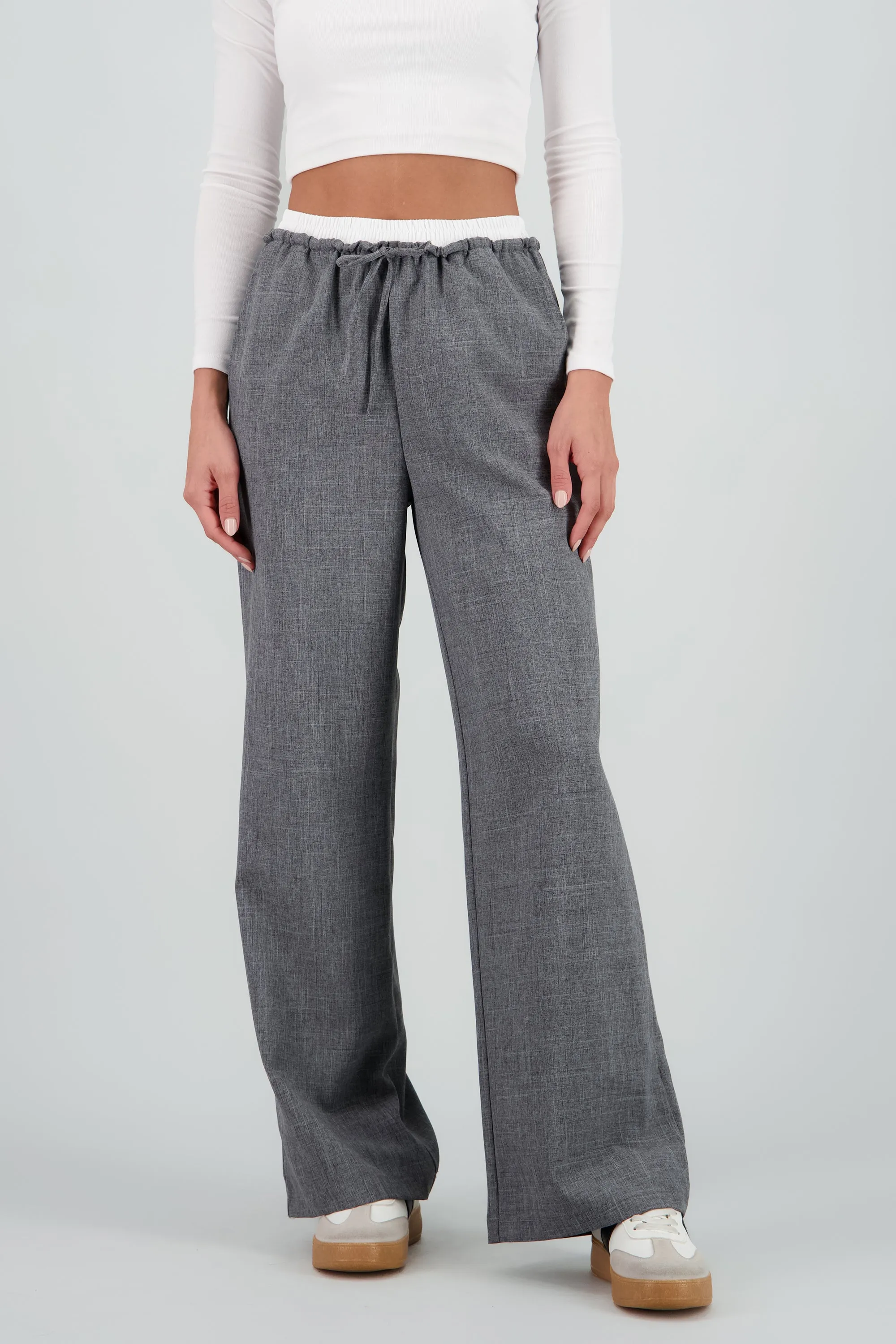 Pantalon amplio detalle pretin doble sold by Shasa product image thumbnail 2