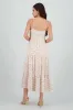 Vestido maxi mini flores tirantes sold by Shasa