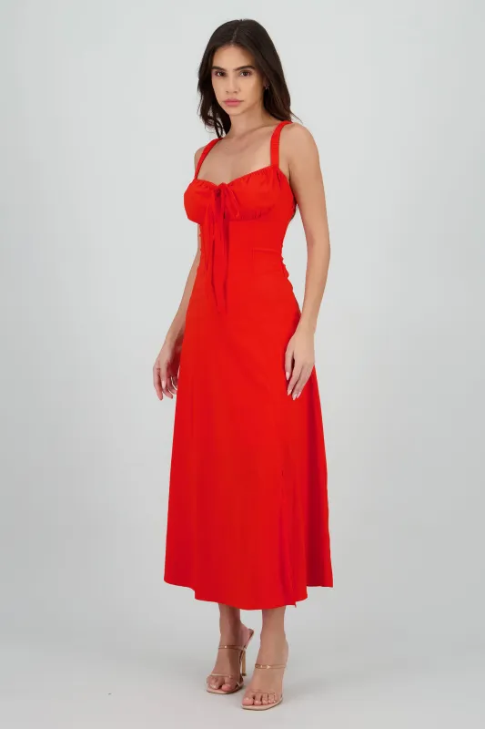 Vestido liso maxi sold by Shasa