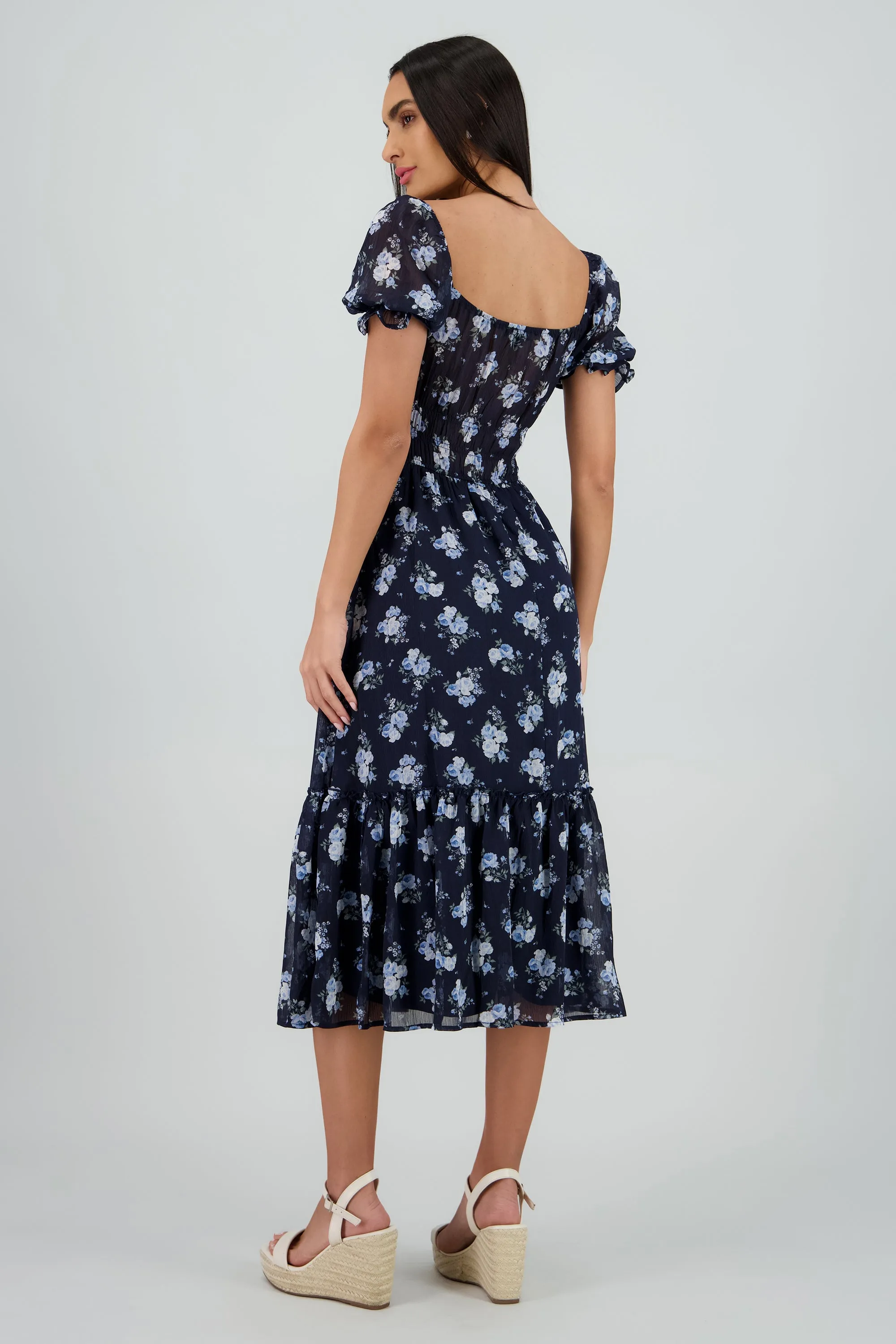 Vestido maxi escote cuadrado sold by Shasa product image thumbnail 4