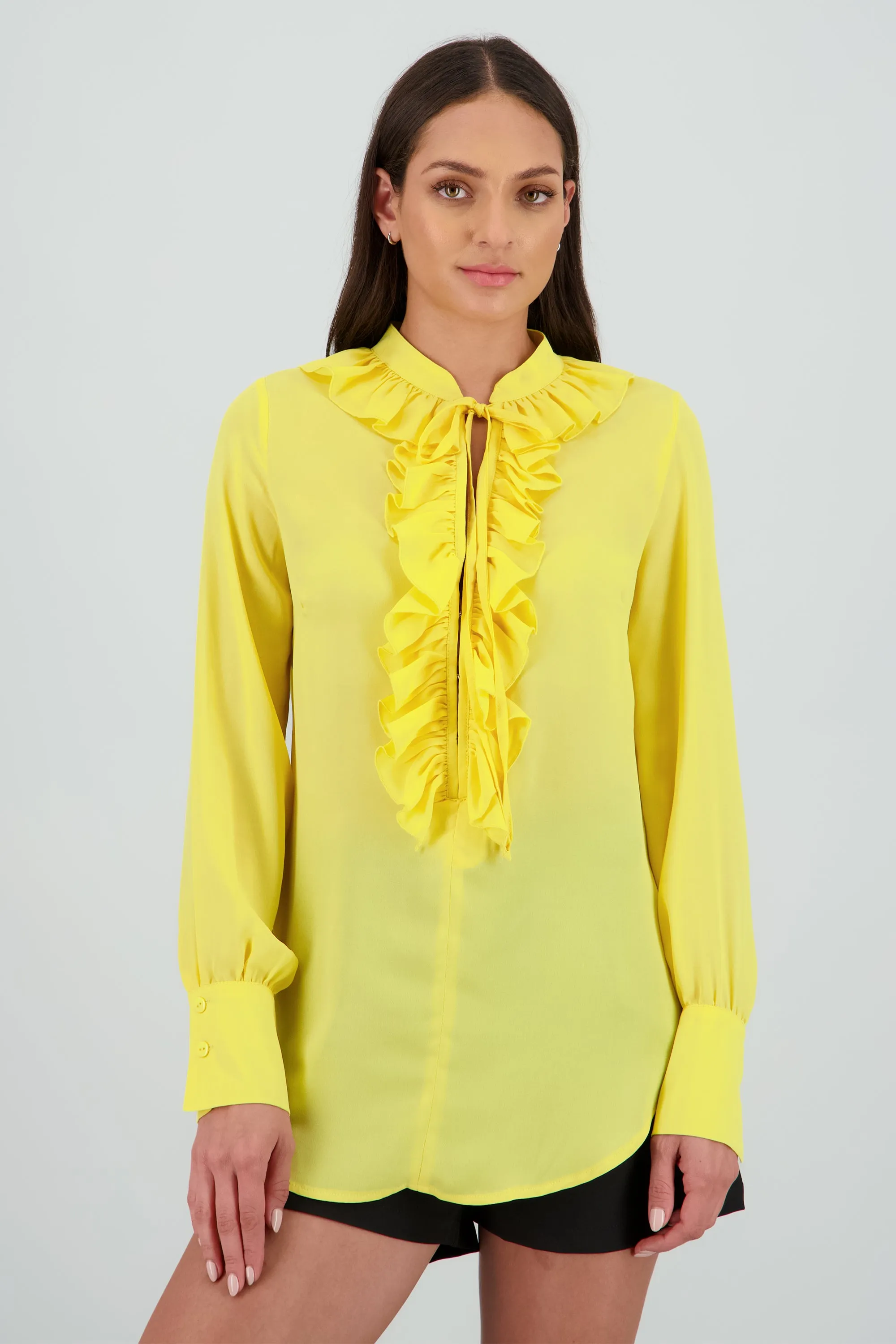 Blusa manga larga boho escote en v sold by Shasa