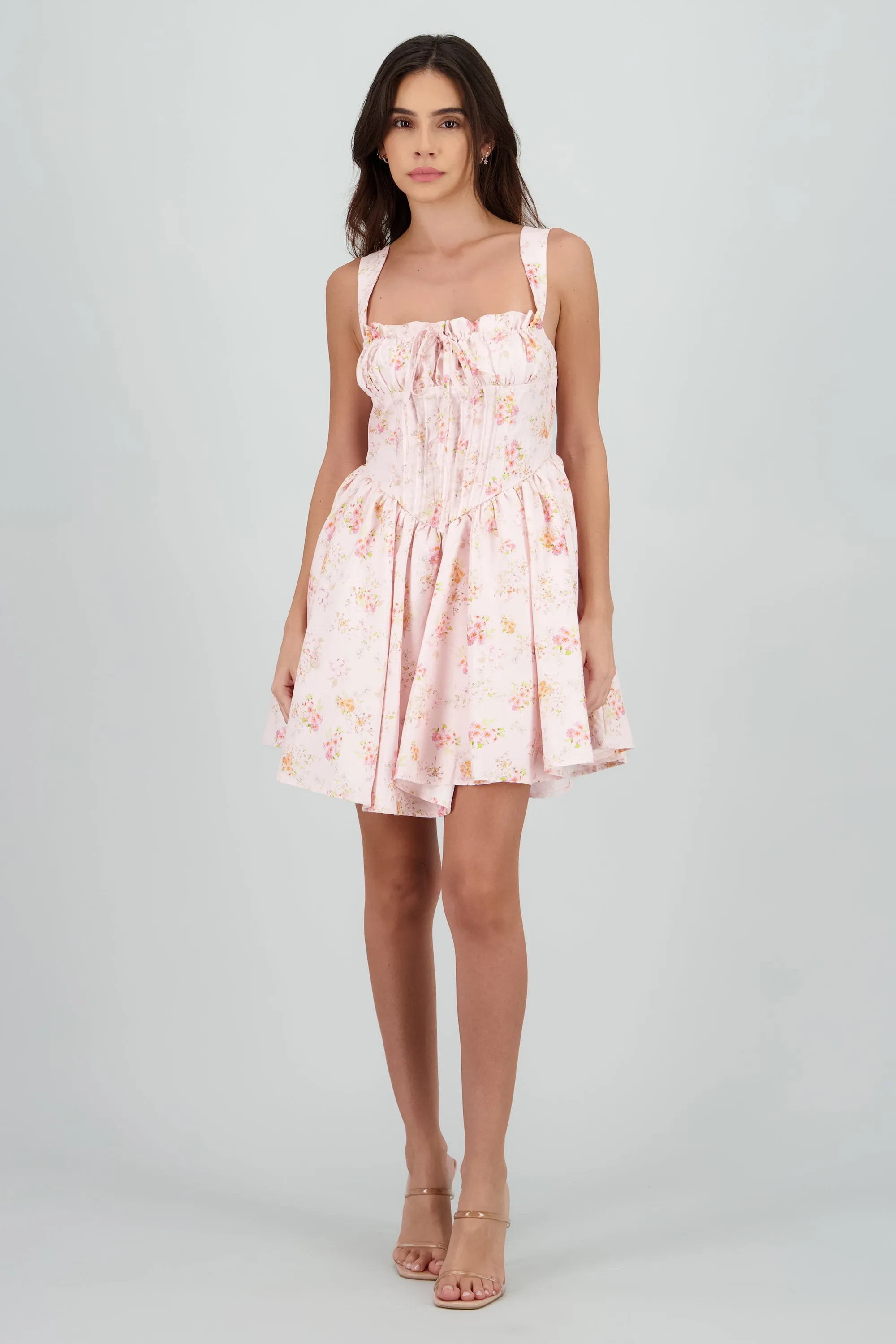 Vestido mini estampado flores sold by Shasa