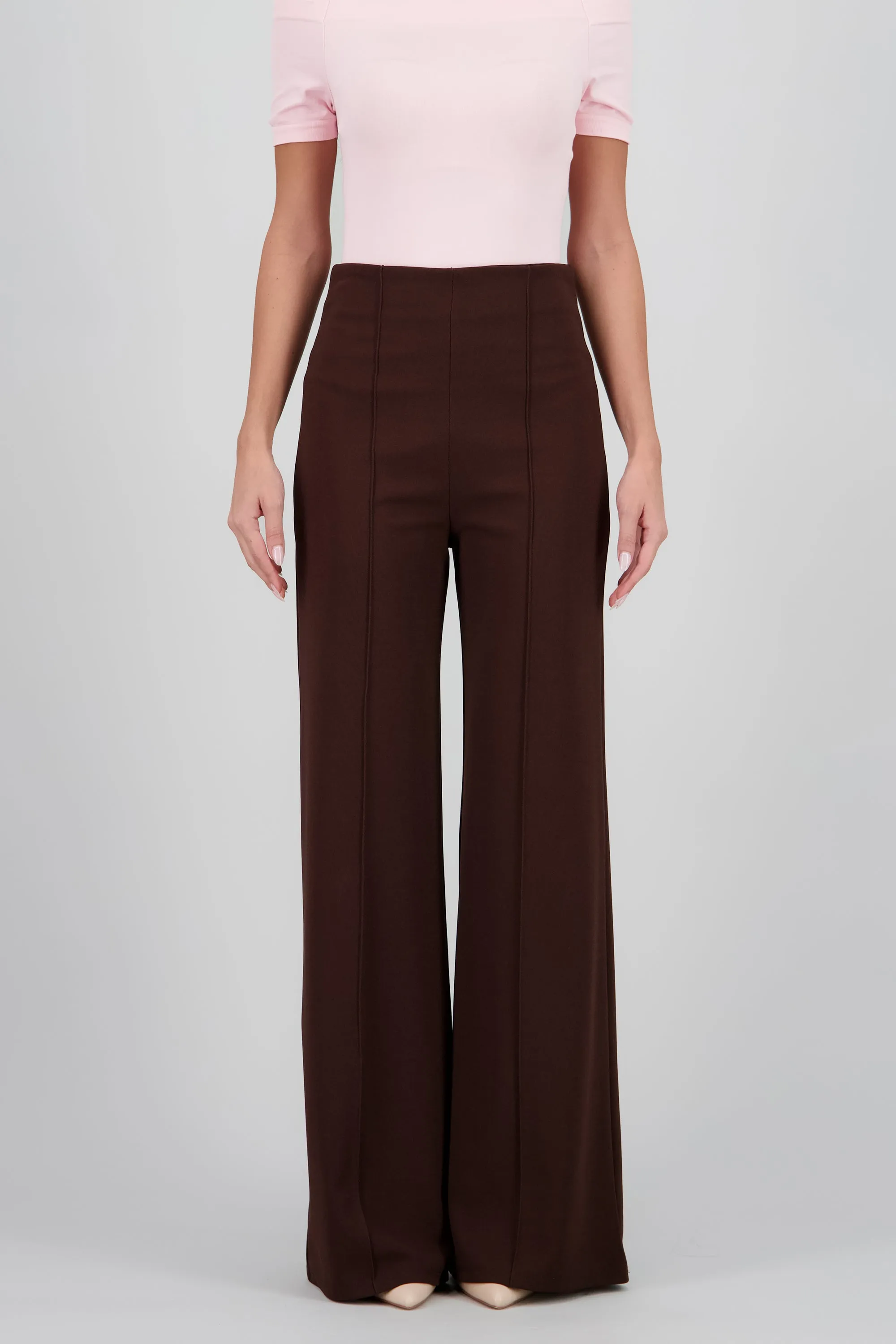 Pantalón Wide Leg Cintura Alta Costuras sold by Shasa product image thumbnail 2