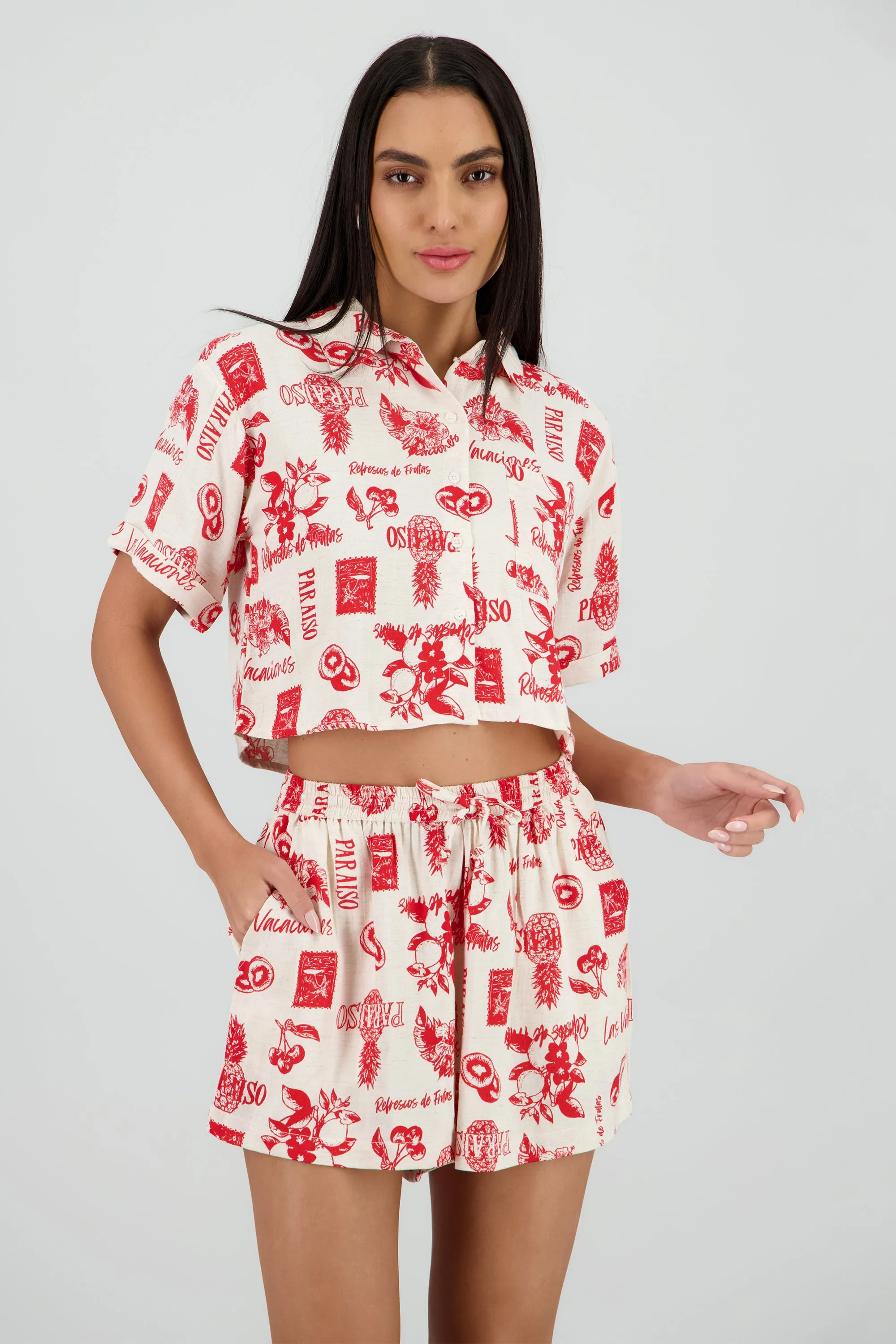 Camisa estampado frutas sold by Shasa product image thumbnail 2
