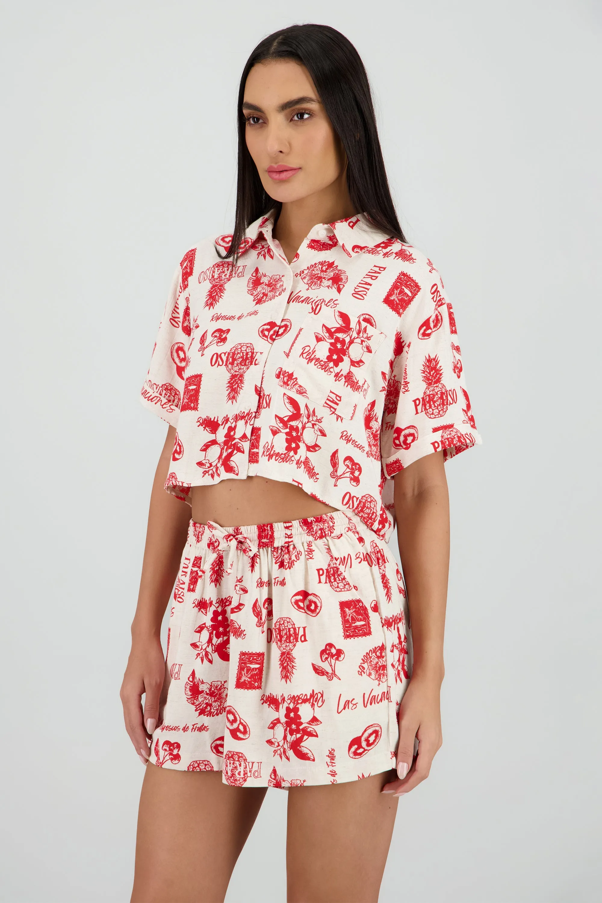 Camisa estampado frutas sold by Shasa product image thumbnail 3