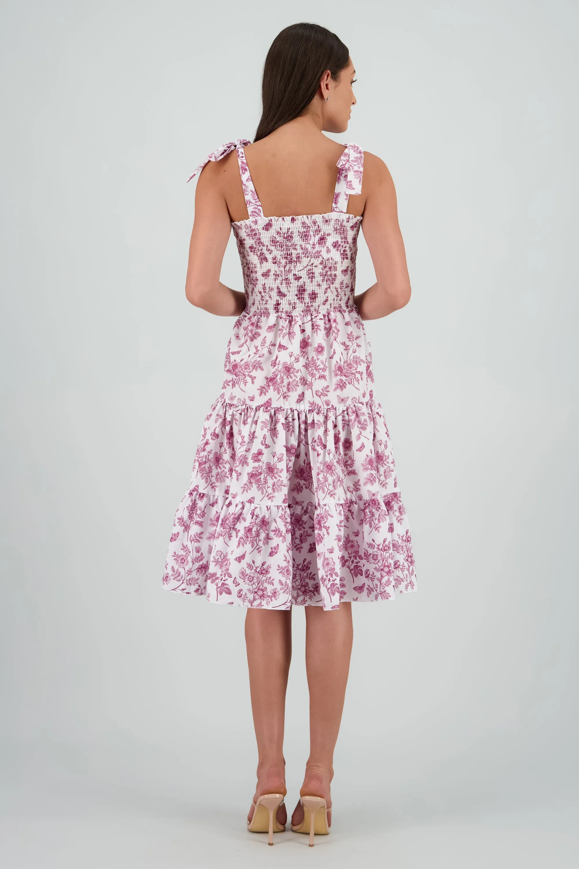 Vestido estampado flores olanes sold by Shasa product image thumbnail 4