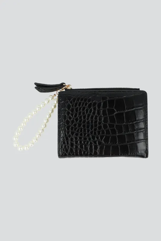 Cartera croco charm perlas sold by Shasa