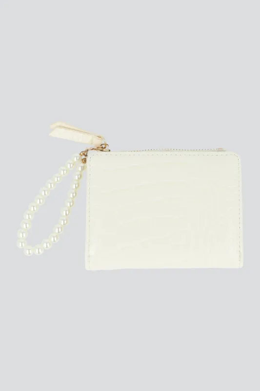 Cartera croco charm perlas sold by Shasa