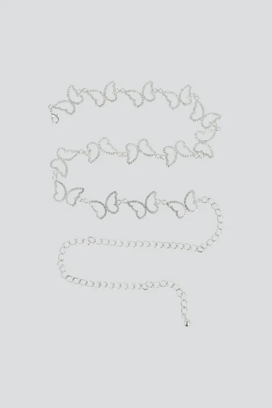 Cinturon cadena mariposas sold by Shasa