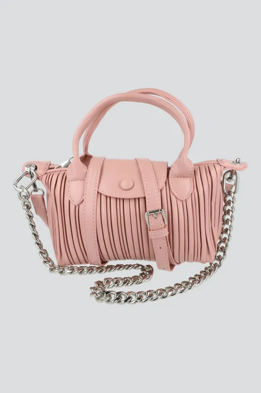 Bolsa textura pu cadena sold by Shasa