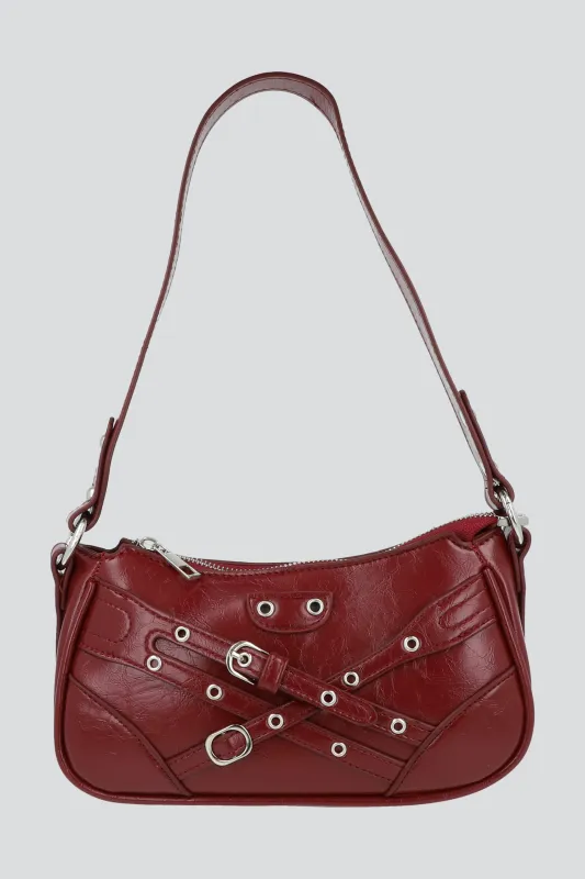 Bolsa baguette correas cruzadas sold by Shasa