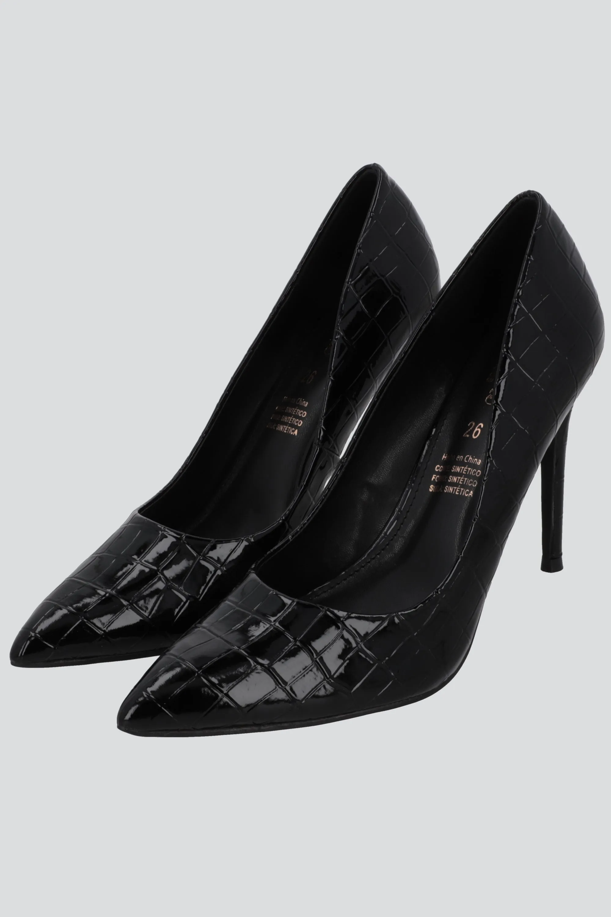 Tacon pointy croco sold by Shasa