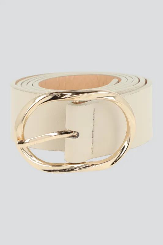 Cinturon hebilla medio circulo sold by Shasa